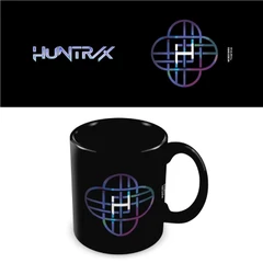 Керамична чаша K-Pop Demon Hunters черна Huntrix logo